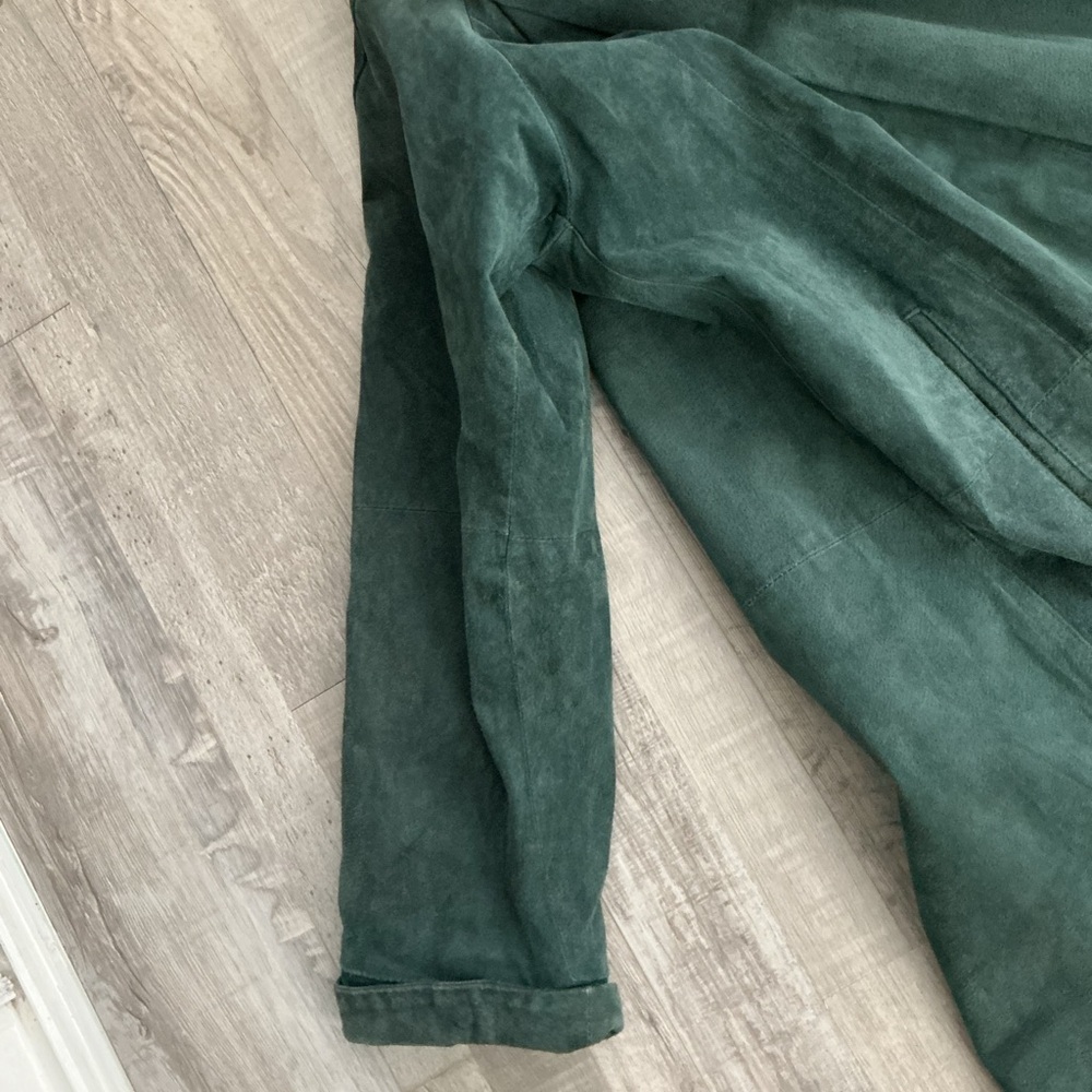 Vintage Ellen Ashley 100% Suede Swing Coat - Picture 7 of 9